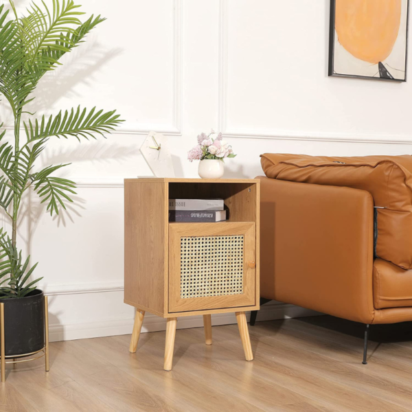 Beautiful Rattan Side tables. Recommendations from Amazon.