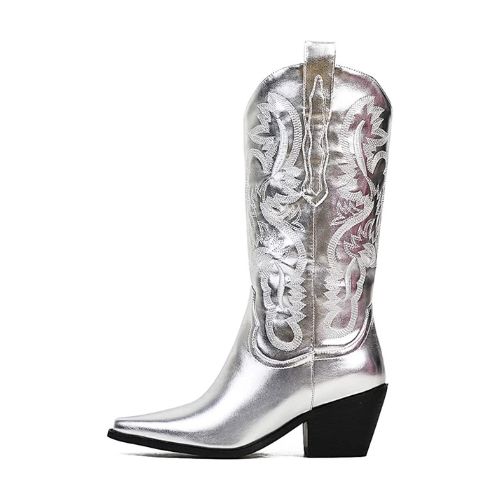 Cowboy Boots High MetallicSilver, recommendations from Amazon