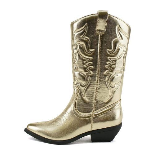 Cowboy Boots Mid Metallic Gold, recommendations from Amazon