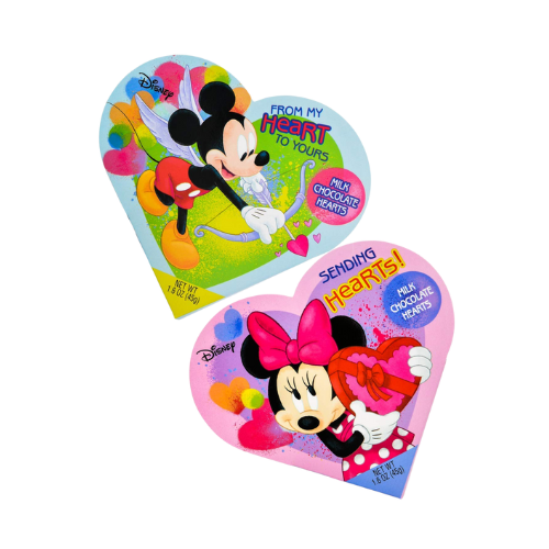 Disney Mickey and Minnie Valentines Day Heart Gift Box with Milk Chocolate Hearts, Pack of 2. Recommendations from Amazon.