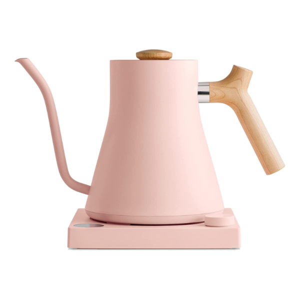 Fellow Pink Gooseneck Kettle for your pour over coffee or tea. Recommendations from Amazon.
