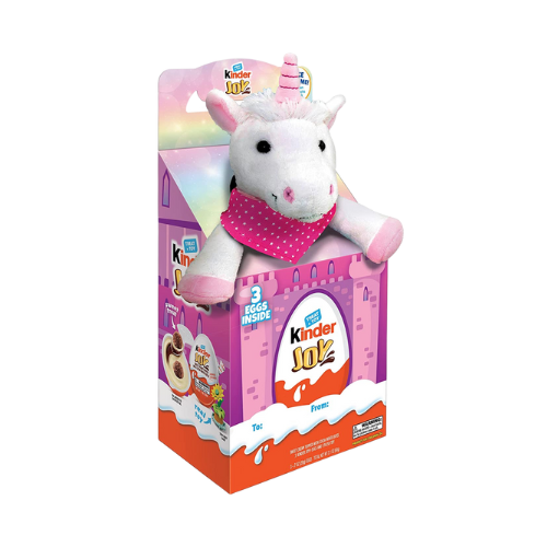 Unicorn Stuffed Animal and Kinder Joy. Recommendations from Amazon.