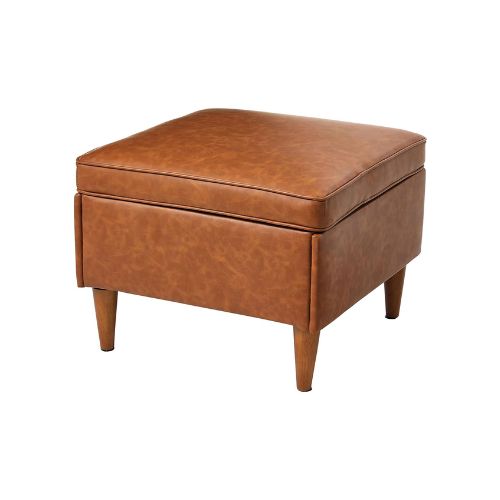 Vegan Leather Ottoman. Recommendations from Amazon.