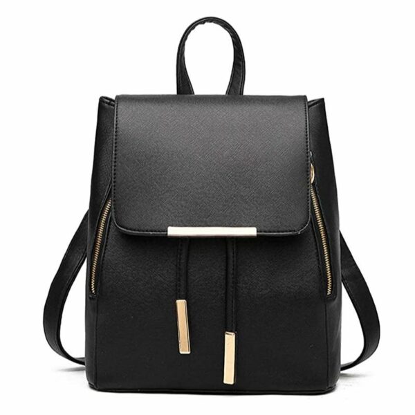 Leather Mini Backpack, Black, recommendations from Amazon.