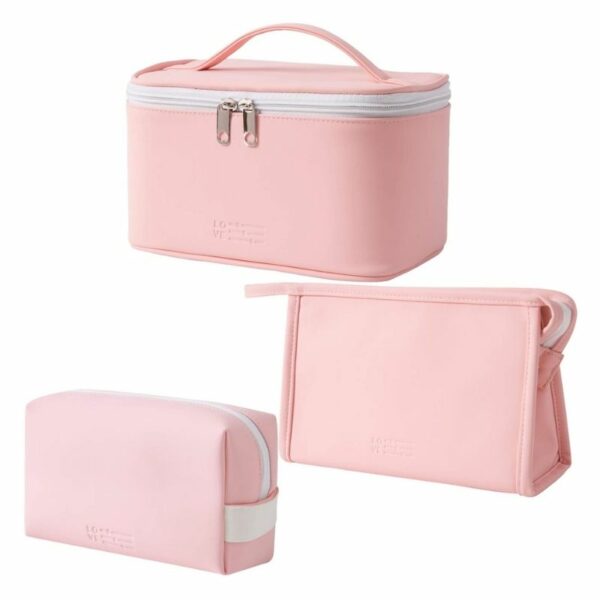 Pink Waterproof Makeup Bags recommendations from Amazon.